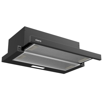 Ciarra Hotte Tiroir Téléscopique 60cm 370m³/h Classe A++ Inox CBCB6906D-OW